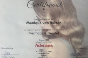 Training haarwerk vermaak & herstel 2025
